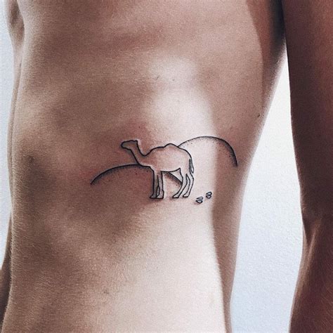 camel tattoo outline